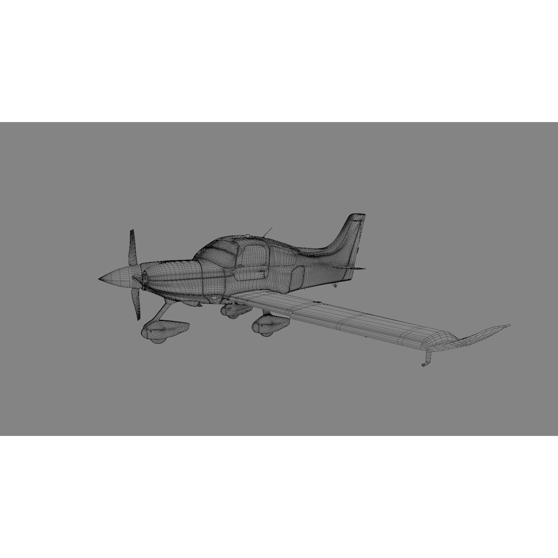Cirrus SR22 - Game-Ready 3D Model - View 15