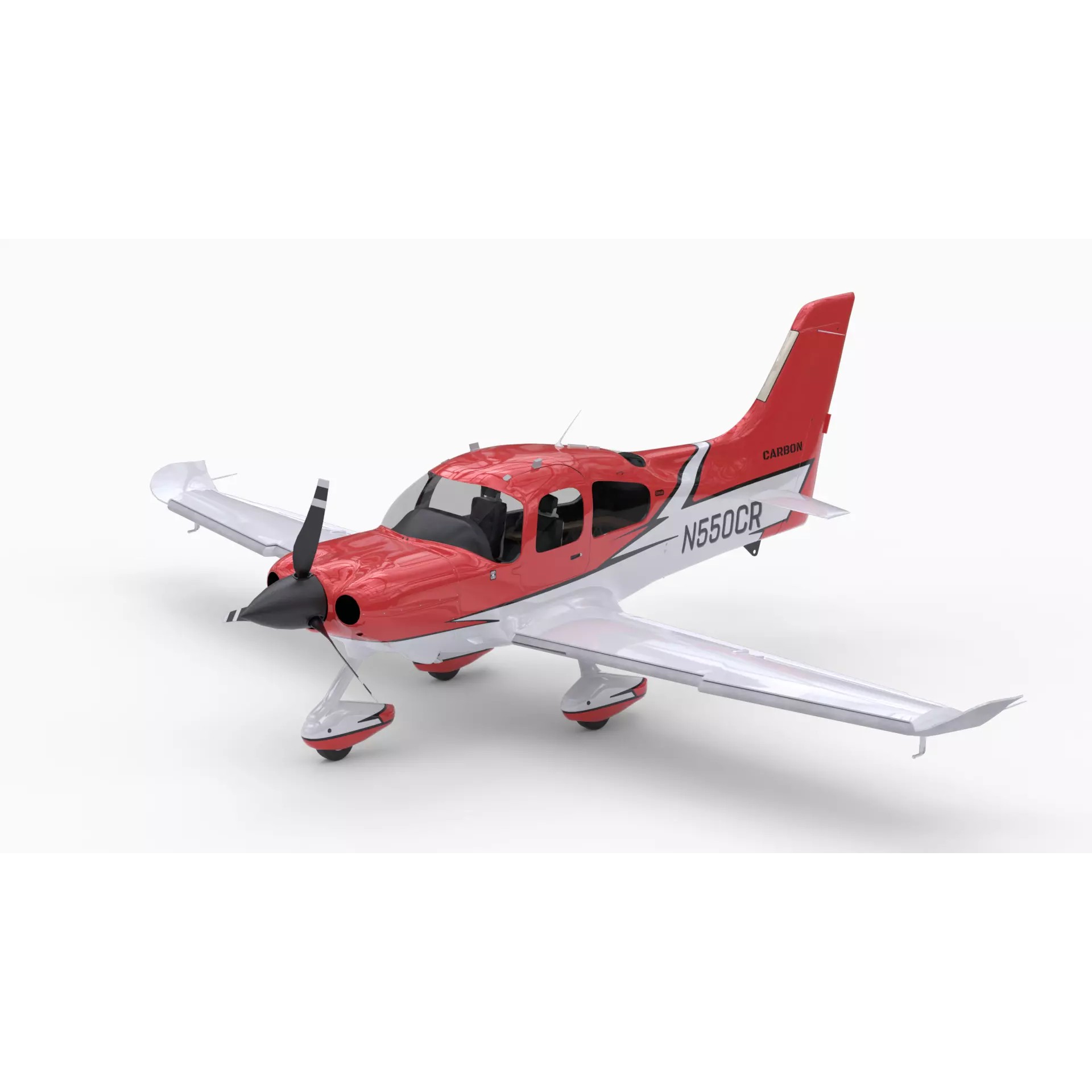 Cirrus SR22 - Game-Ready 3D Model - View 2