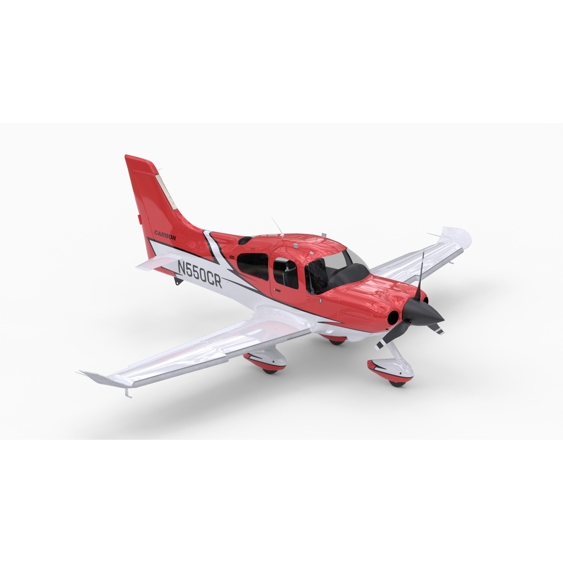 Cirrus SR22 - Game-Ready 3D Model - View 6