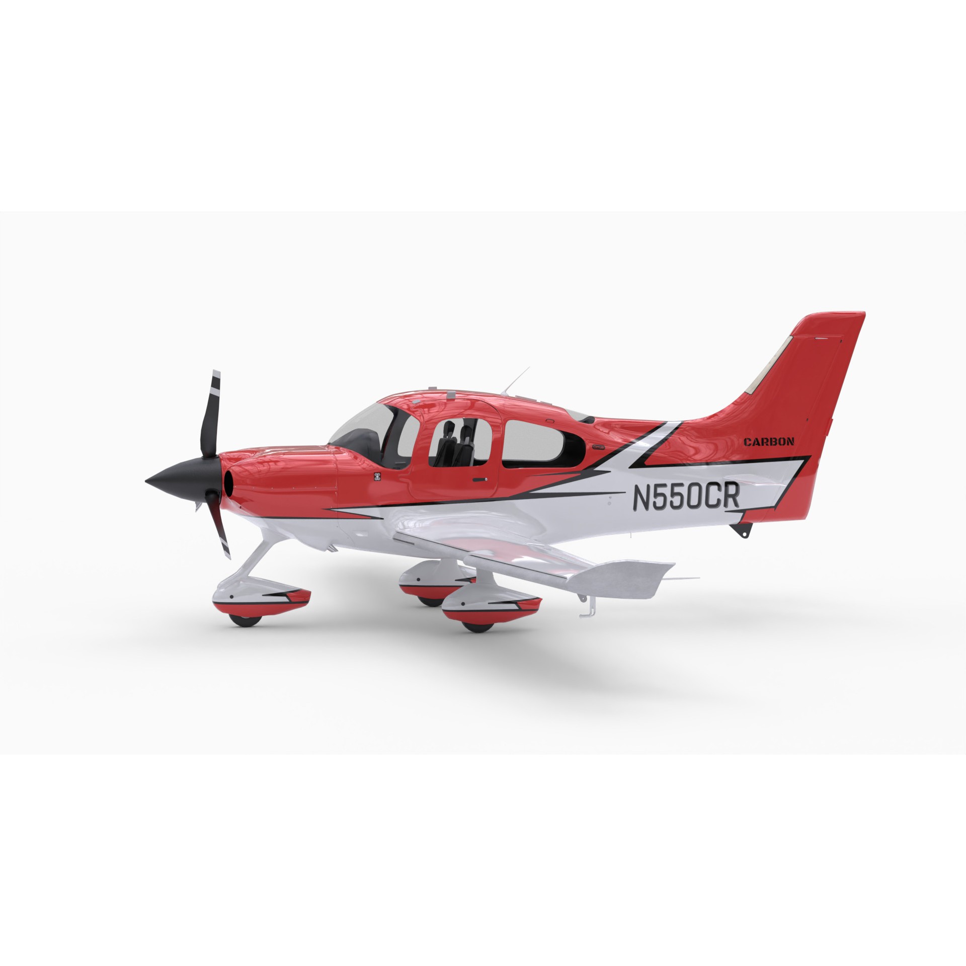 Cirrus SR22 - Game-Ready 3D Model - View 7