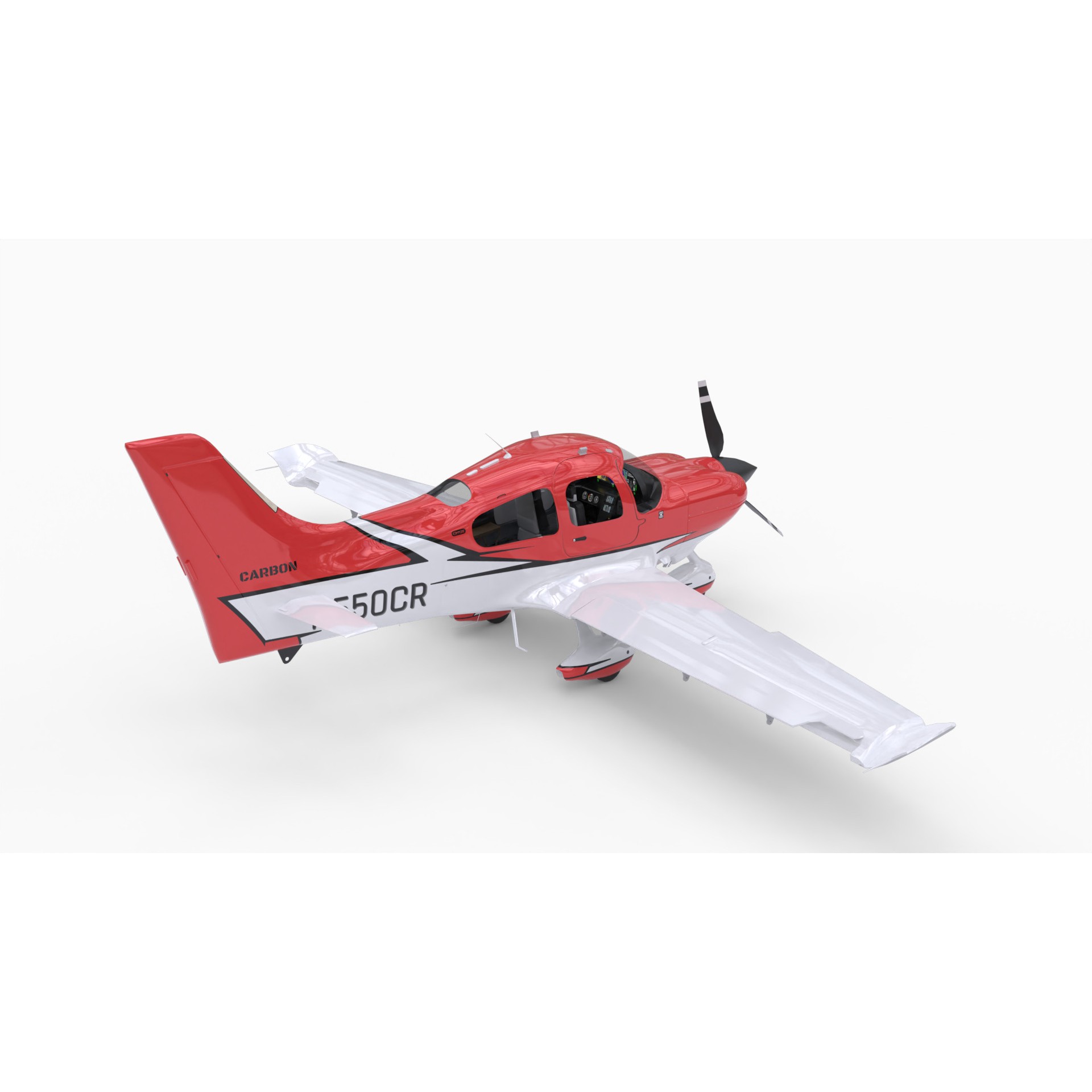 Cirrus SR22 - Game-Ready 3D Model - View 8