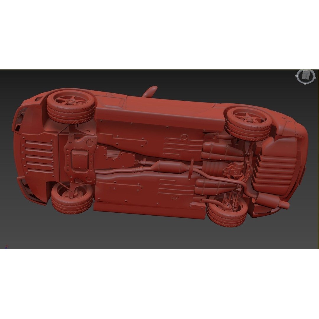 Mazda RX-7 3D Model – High Poly Racing Car, FBX & OBJ Formats - View 18