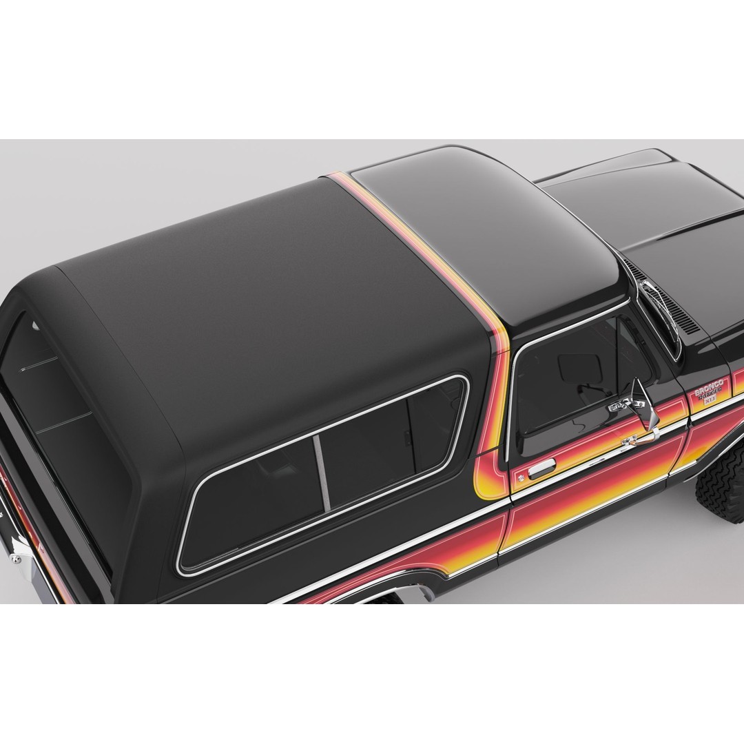Bronco Mk2 1978 3D Model – High Poly Game-Ready SUV, FBX, OBJ - View 11
