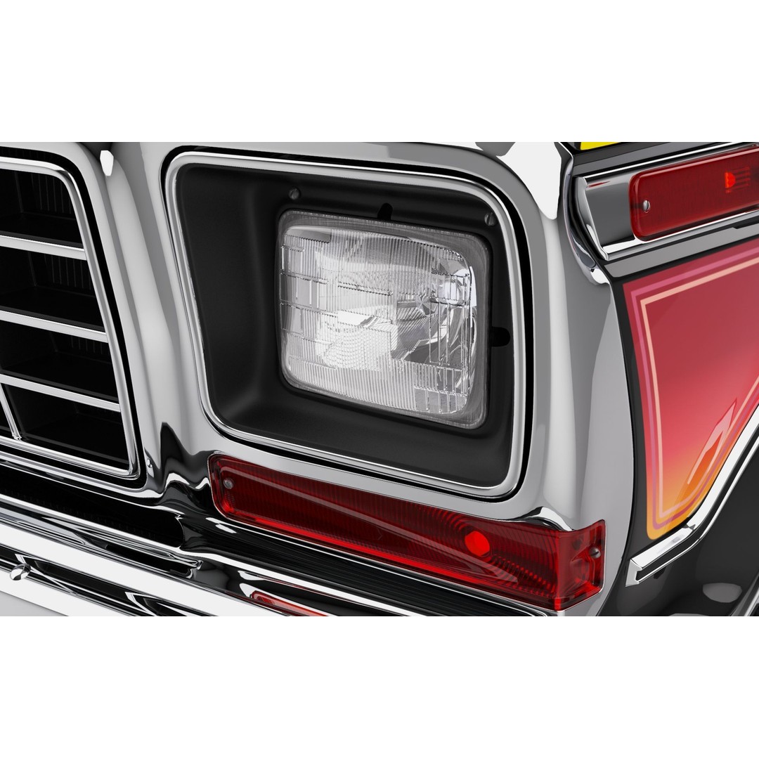 Bronco Mk2 1978 3D Model – High Poly Game-Ready SUV, FBX, OBJ - View 17