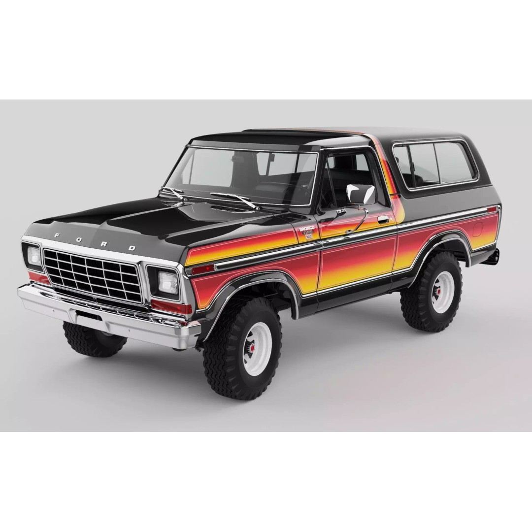 Bronco Mk2 1978 3D Model – High Poly Game-Ready SUV, FBX, OBJ - View 2