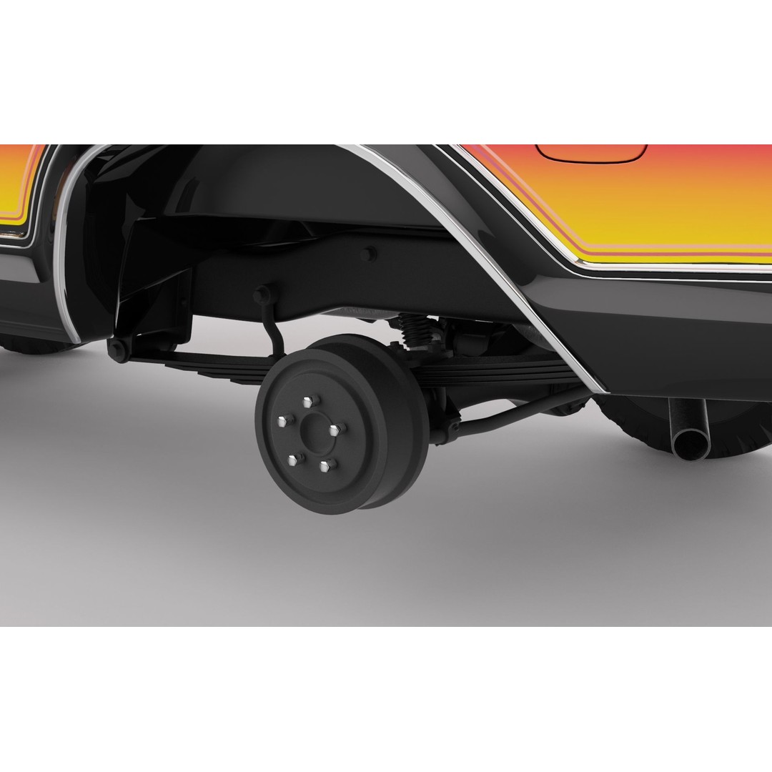Bronco Mk2 1978 3D Model – High Poly Game-Ready SUV, FBX, OBJ - View 22