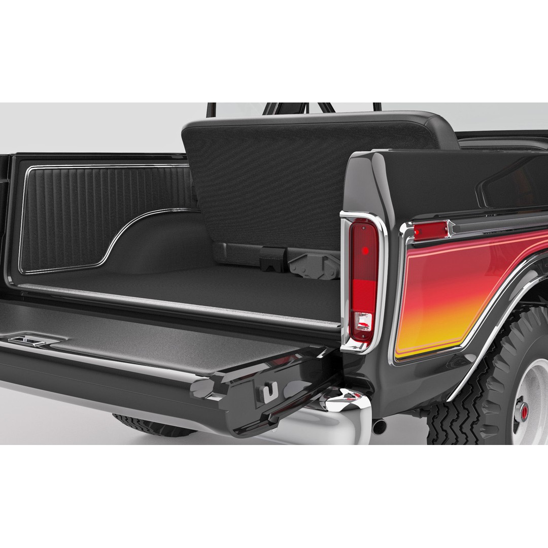 Bronco Mk2 1978 3D Model – High Poly Game-Ready SUV, FBX, OBJ - View 32
