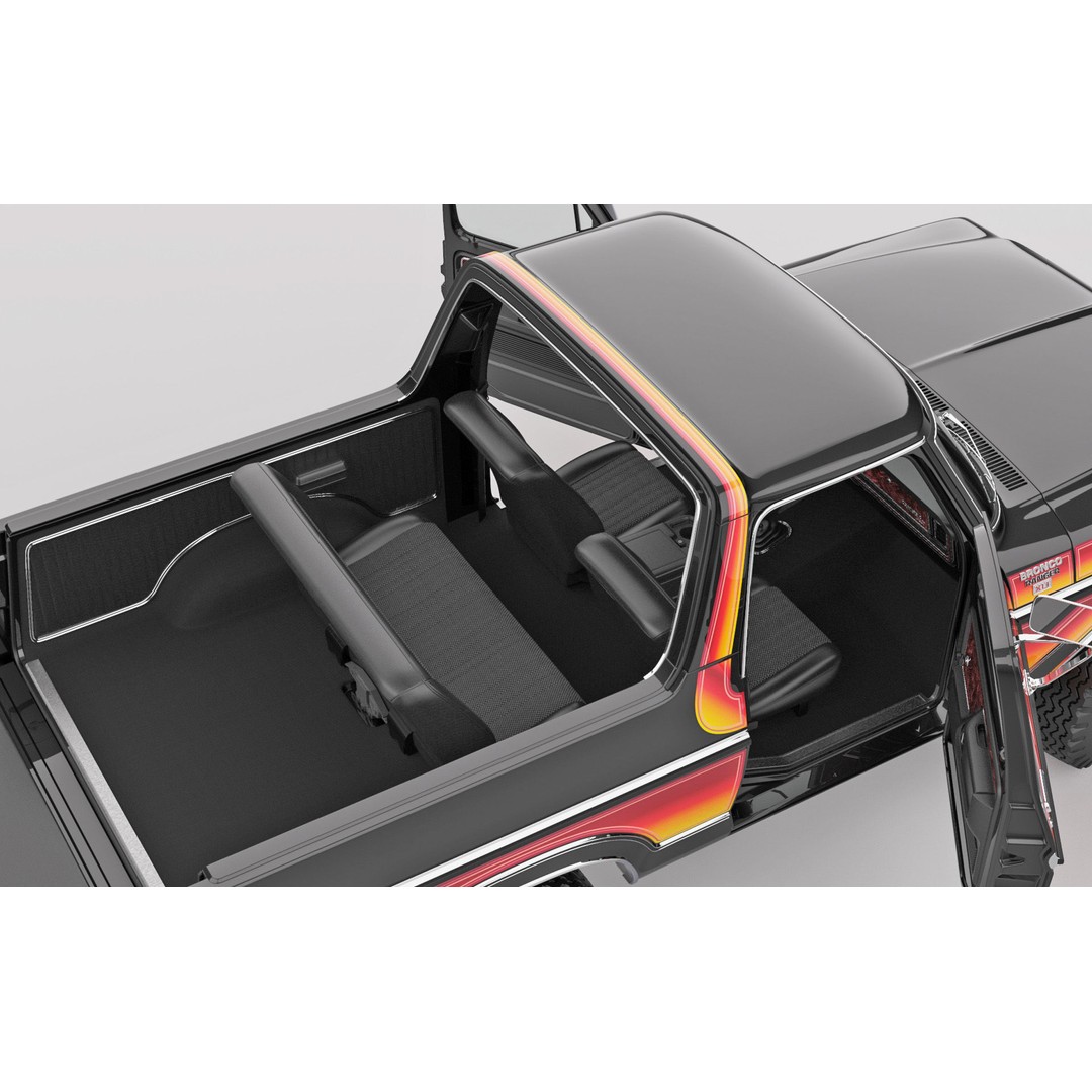 Bronco Mk2 1978 3D Model – High Poly Game-Ready SUV, FBX, OBJ - View 36