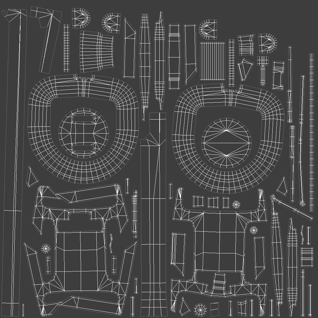 Buckle and Straps - Low-Poly Game-Ready 3D Model - View 14