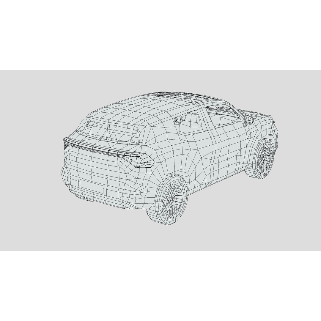 Suzuki E-Vitara 3D Model – Low Poly Game Asset, FBX, PBR Textures