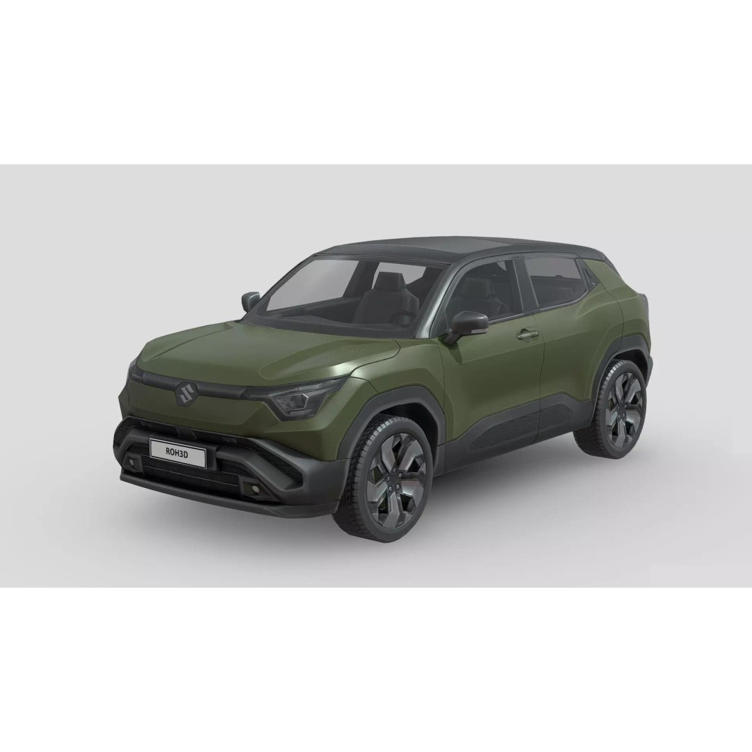 Suzuki E-Vitara 3D Model – Low Poly Game Asset, FBX, PBR Textures - View 2
