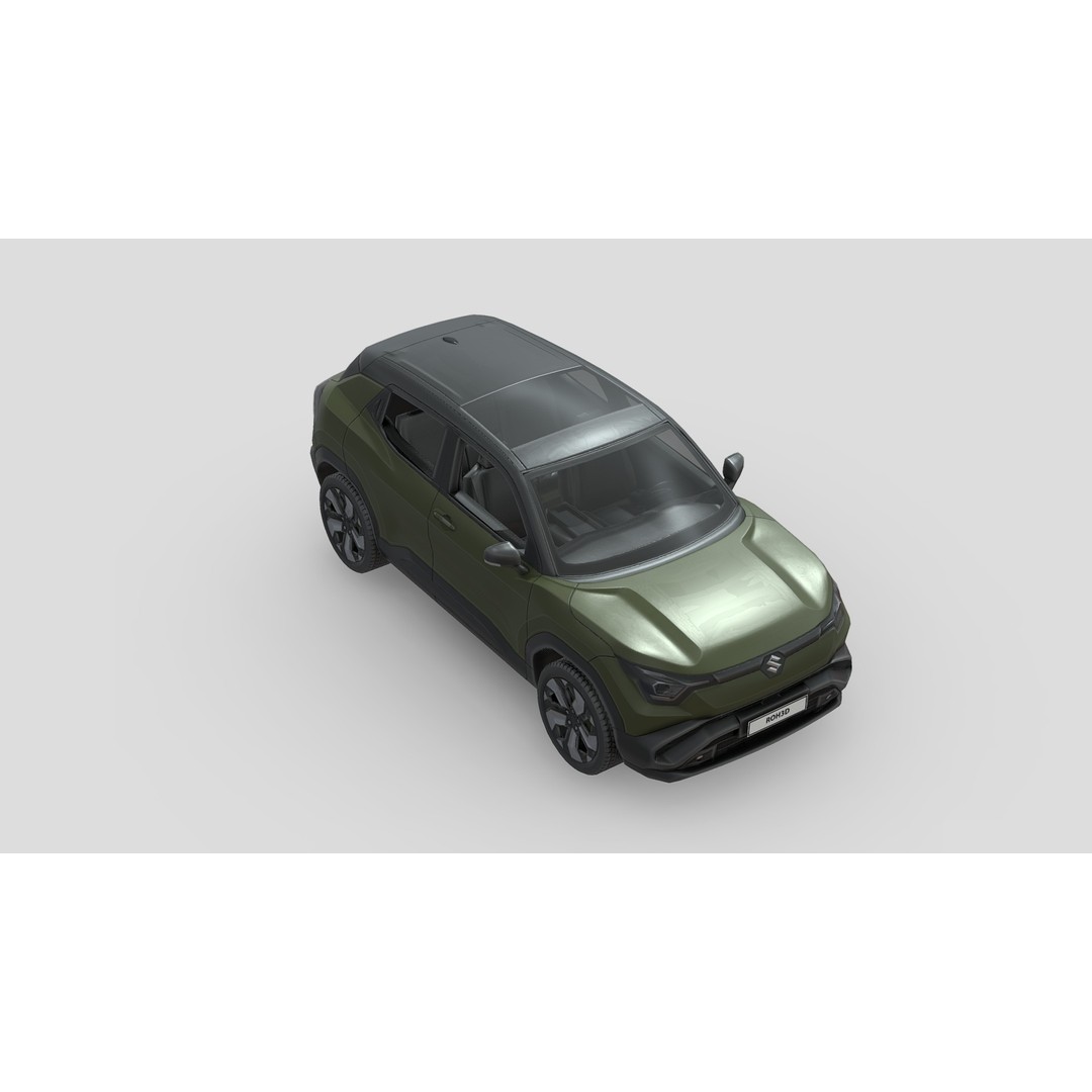 Suzuki E-Vitara 3D Model – Low Poly Game Asset, FBX, PBR Textures - View 4