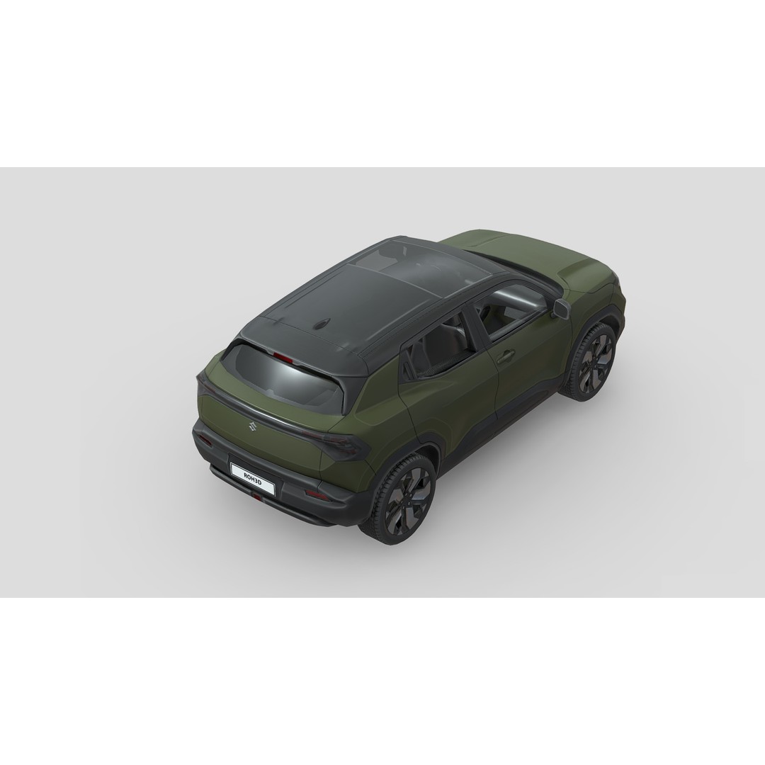 Suzuki E-Vitara 3D Model – Low Poly Game Asset, FBX, PBR Textures - View 5