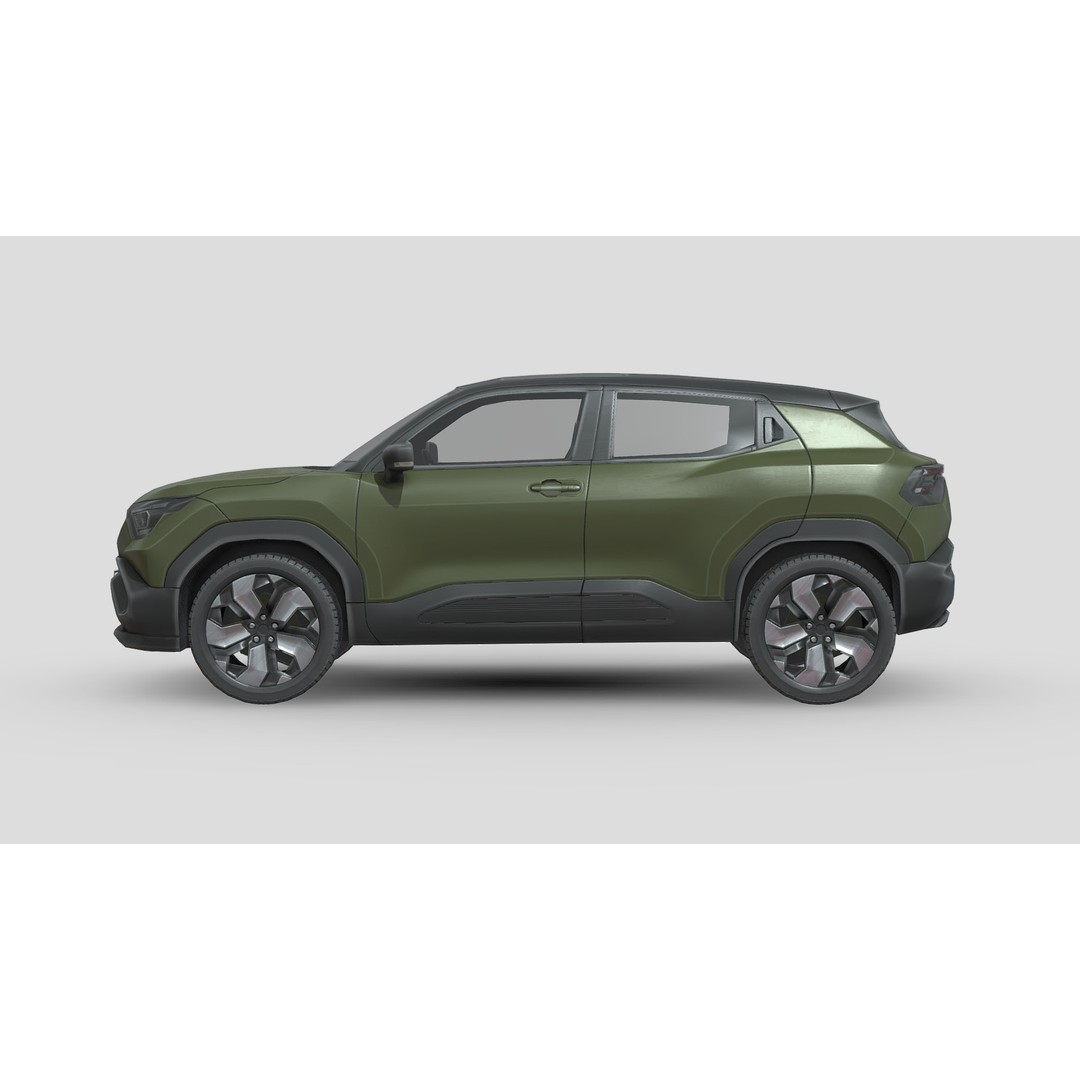 Suzuki E-Vitara 3D Model – Low Poly Game Asset, FBX, PBR Textures - View 7