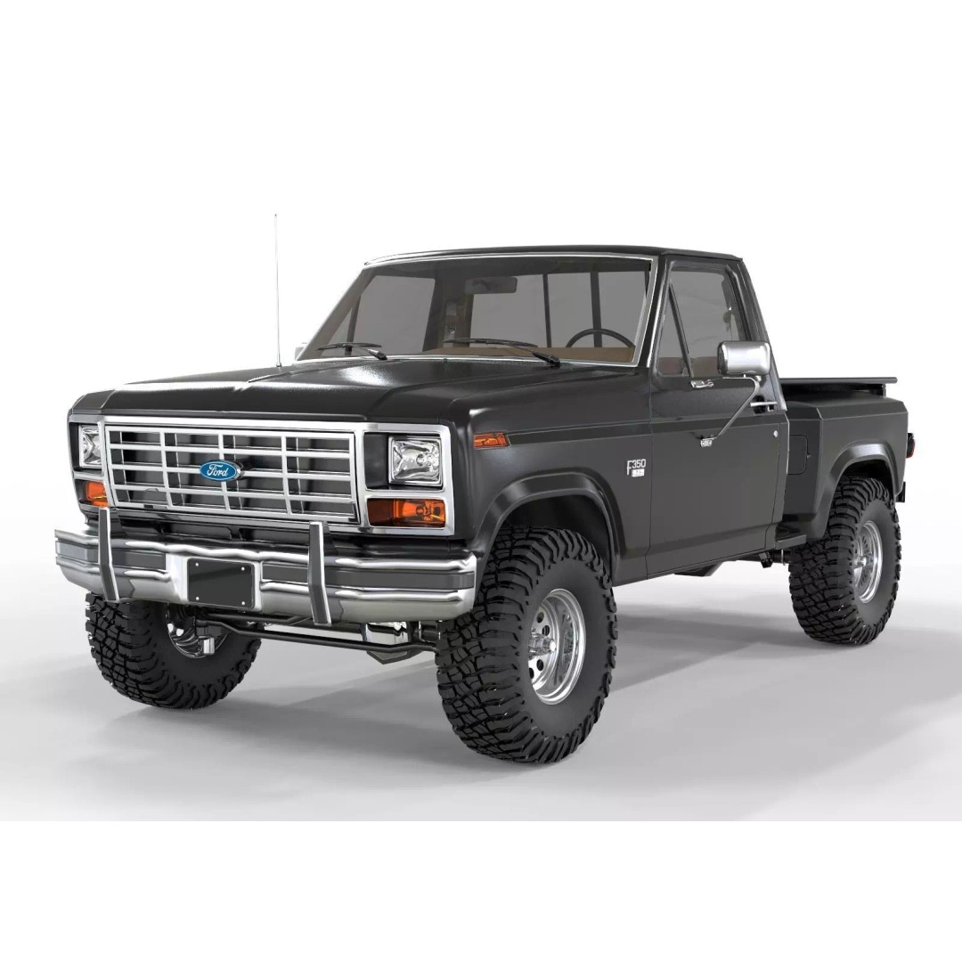 1986 Ford F150 Flared Side 3D Model – Game-Ready, FBX & OBJ Formats - View 2