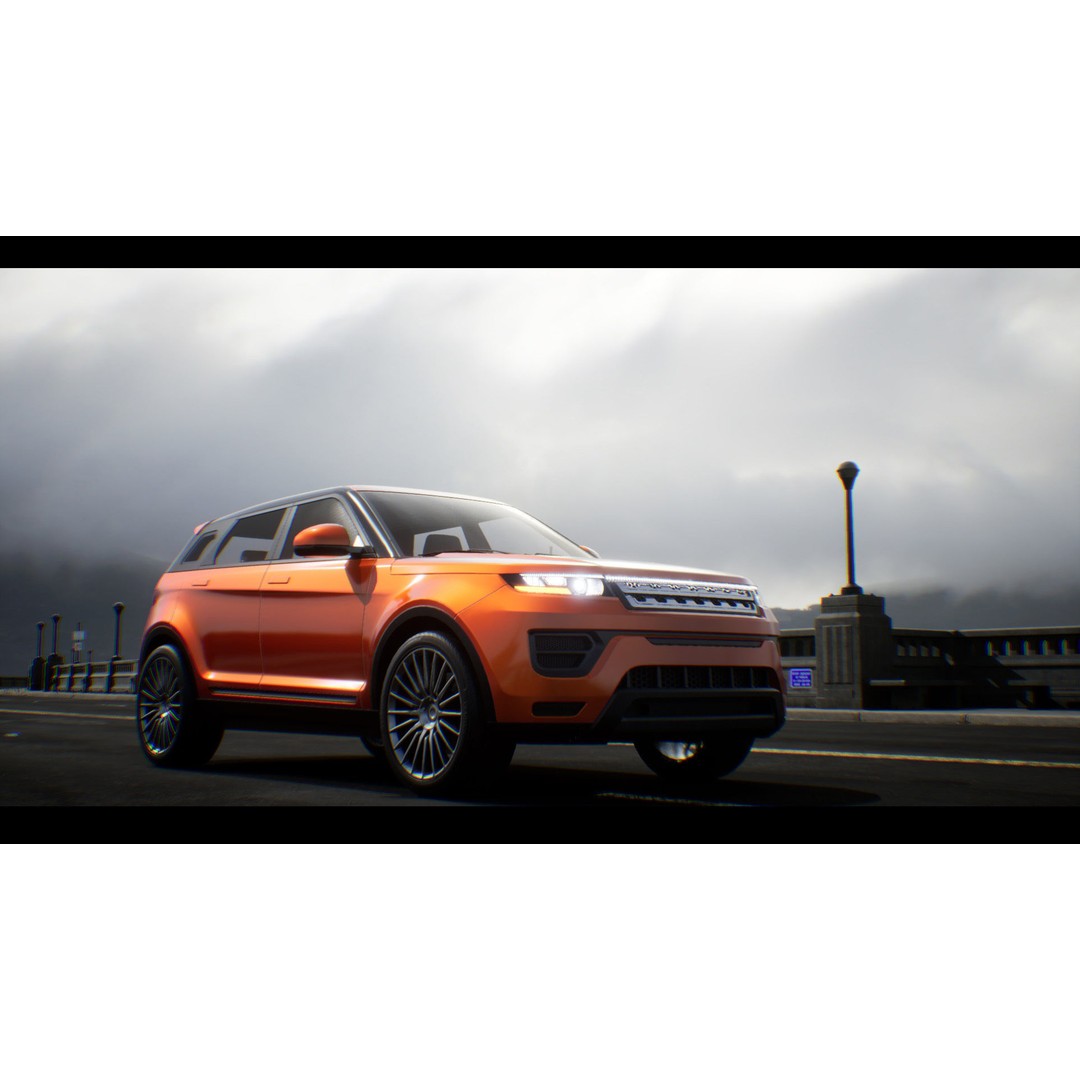 Driveable SUV 3D Model – Realistic Low-Poly Vehicle, FBX, PBR - View 14