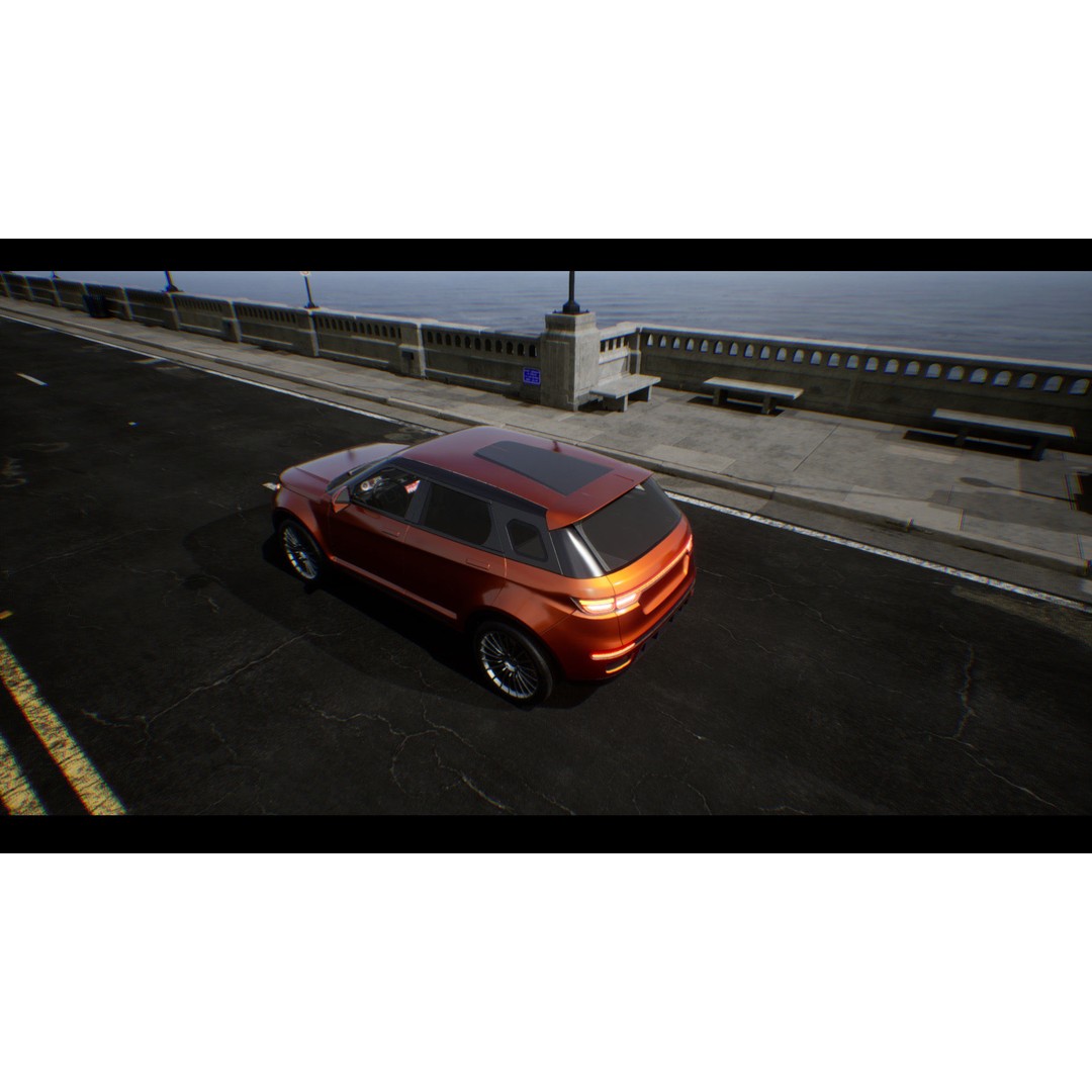 Driveable SUV 3D Model – Realistic Low-Poly Vehicle, FBX, PBR - View 15