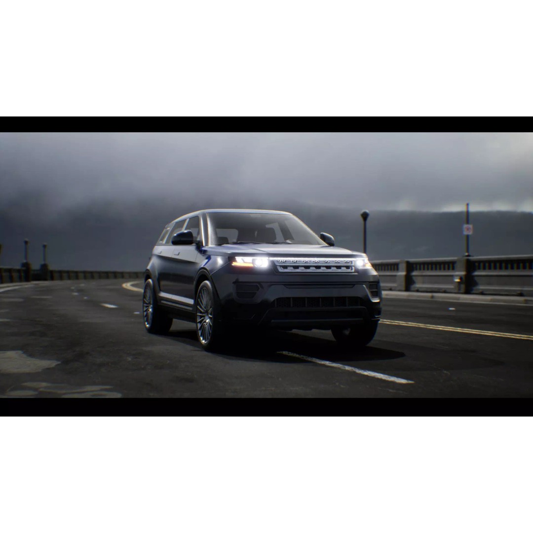 Driveable SUV 3D Model – Realistic Low-Poly Vehicle, FBX, PBR - View 2
