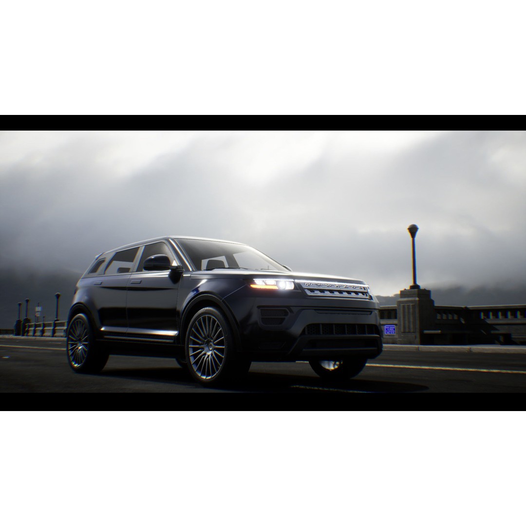 Driveable SUV 3D Model – Realistic Low-Poly Vehicle, FBX, PBR - View 6