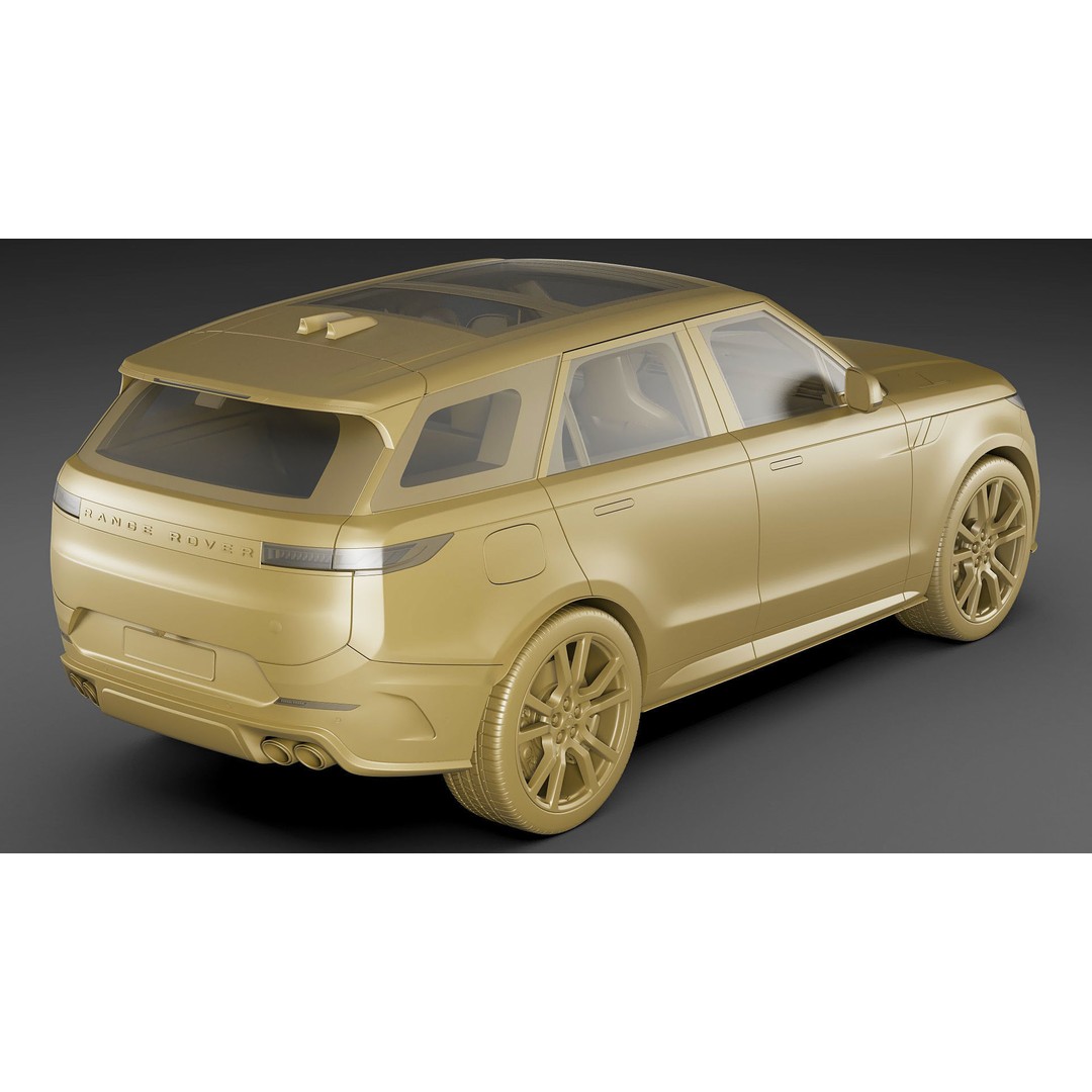 Land Rover Range Rover Sport SV 2024 3D Model – High Poly SUV, FBX/OBJ/Blender Formats - View 29