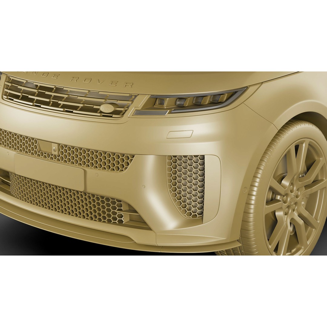 Land Rover Range Rover Sport SV 2024 3D Model – High Poly SUV, FBX/OBJ/Blender Formats - View 30