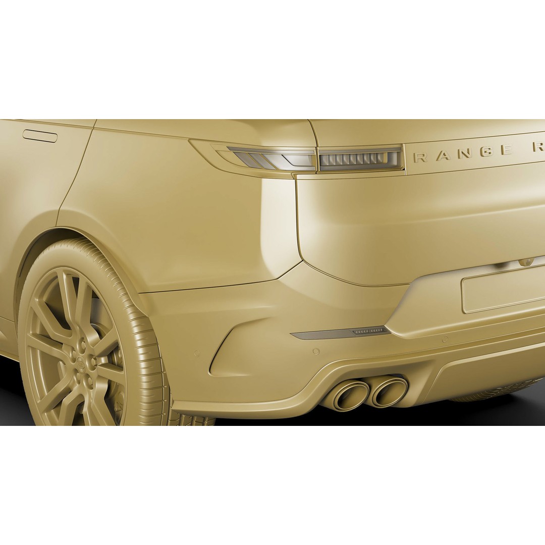 Land Rover Range Rover Sport SV 2024 3D Model – High Poly SUV, FBX/OBJ/Blender Formats - View 31