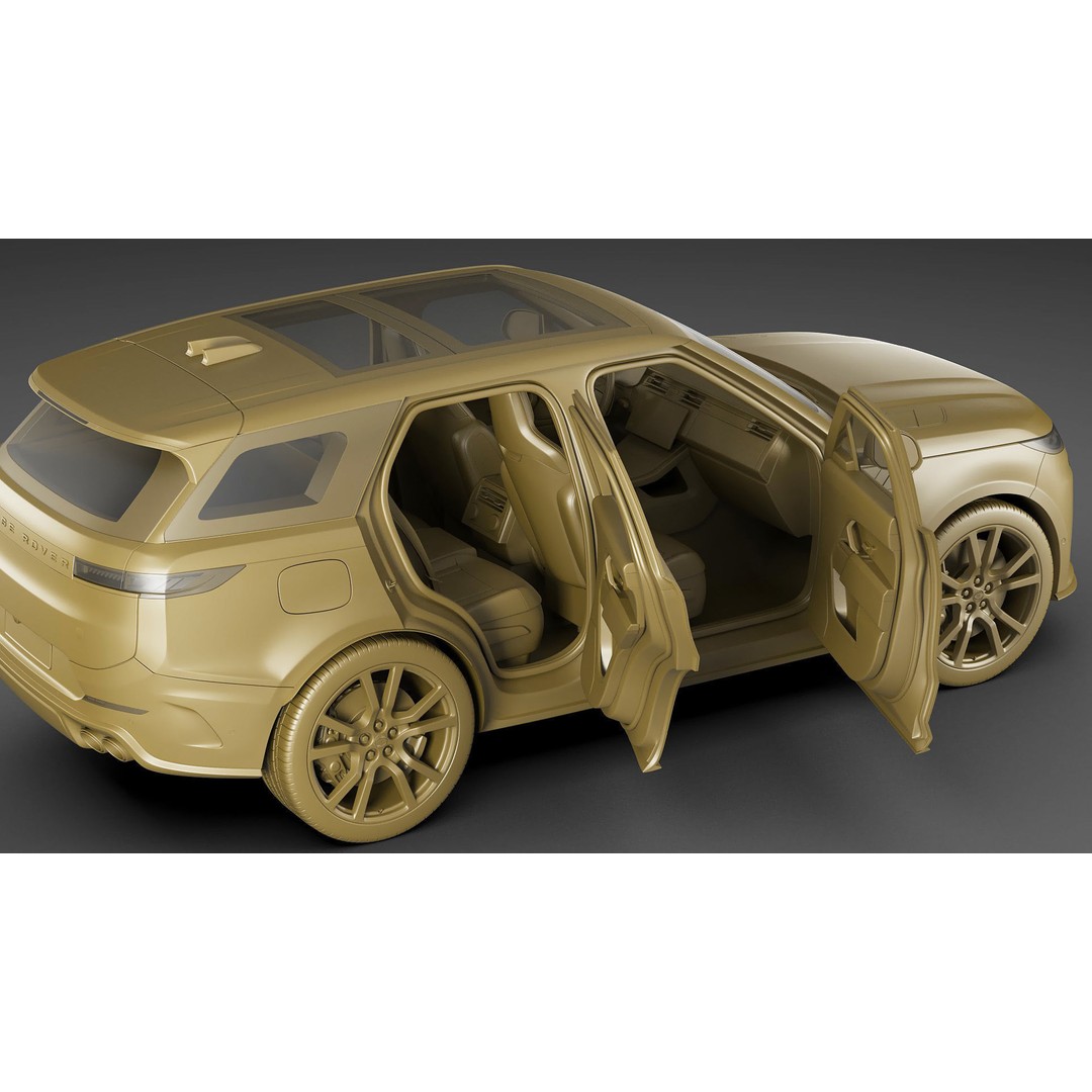 Land Rover Range Rover Sport SV 2024 3D Model – High Poly SUV, FBX/OBJ/Blender Formats - View 34