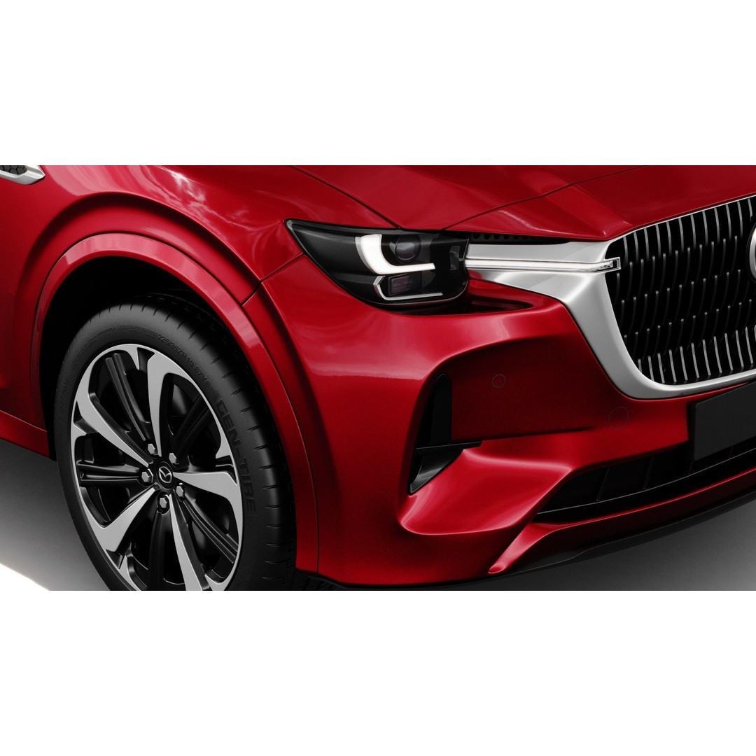 Mazda CX-80 2025 3D Model – Detailed SUV with Interior, FBX, Blender - View 12