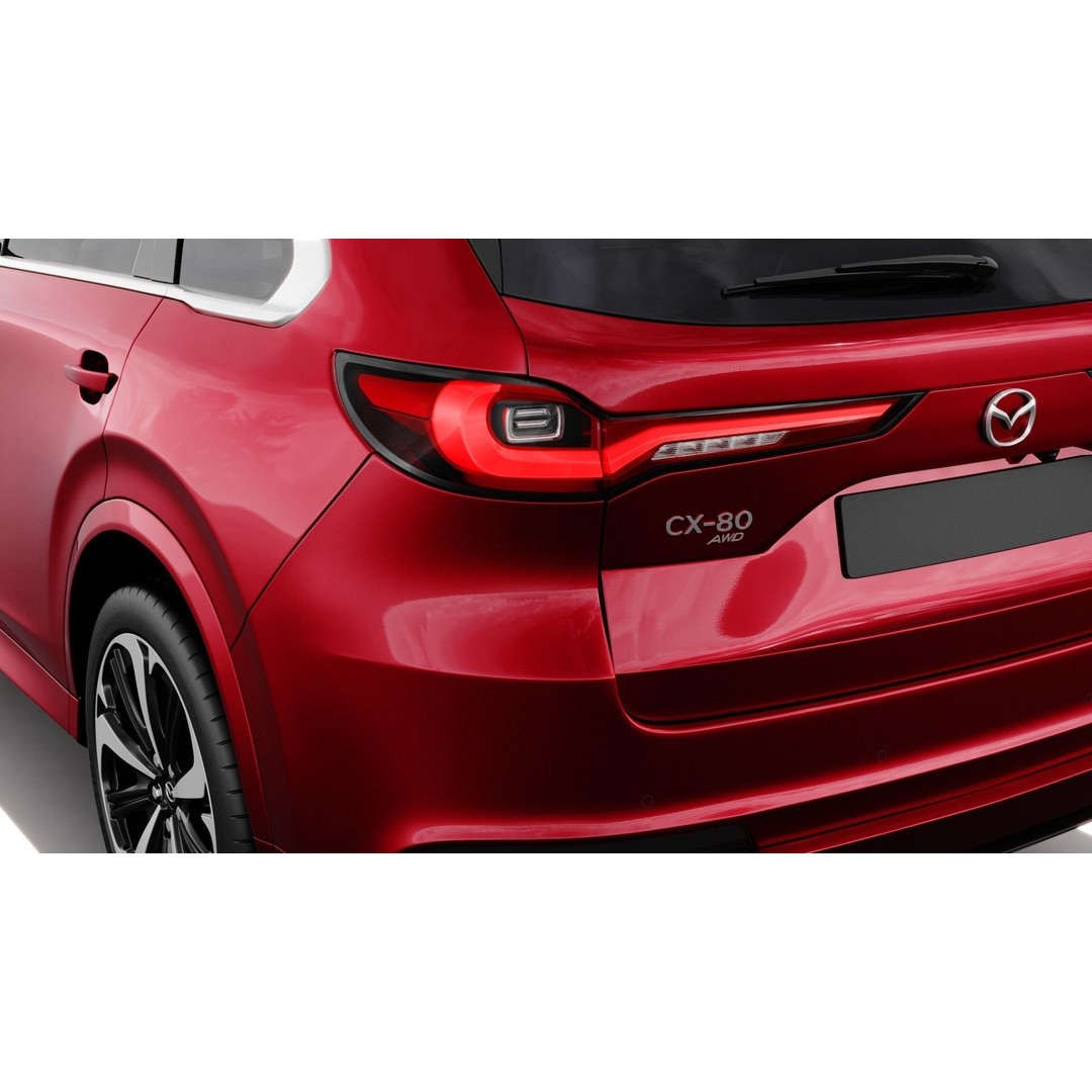 Mazda CX-80 2025 3D Model – Detailed SUV with Interior, FBX, Blender - View 13