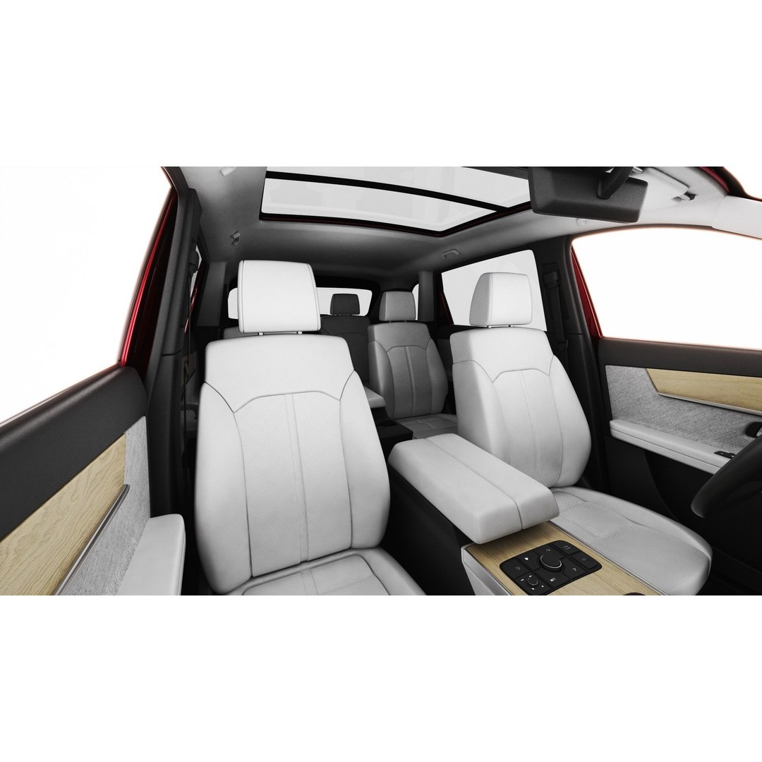 Mazda CX-80 2025 3D Model – Detailed SUV with Interior, FBX, Blender - View 16