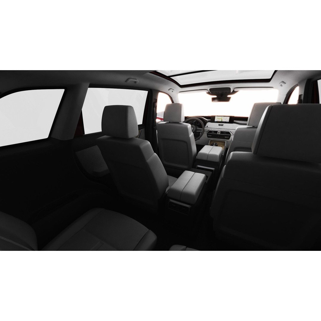 Mazda CX-80 2025 3D Model – Detailed SUV with Interior, FBX, Blender - View 17