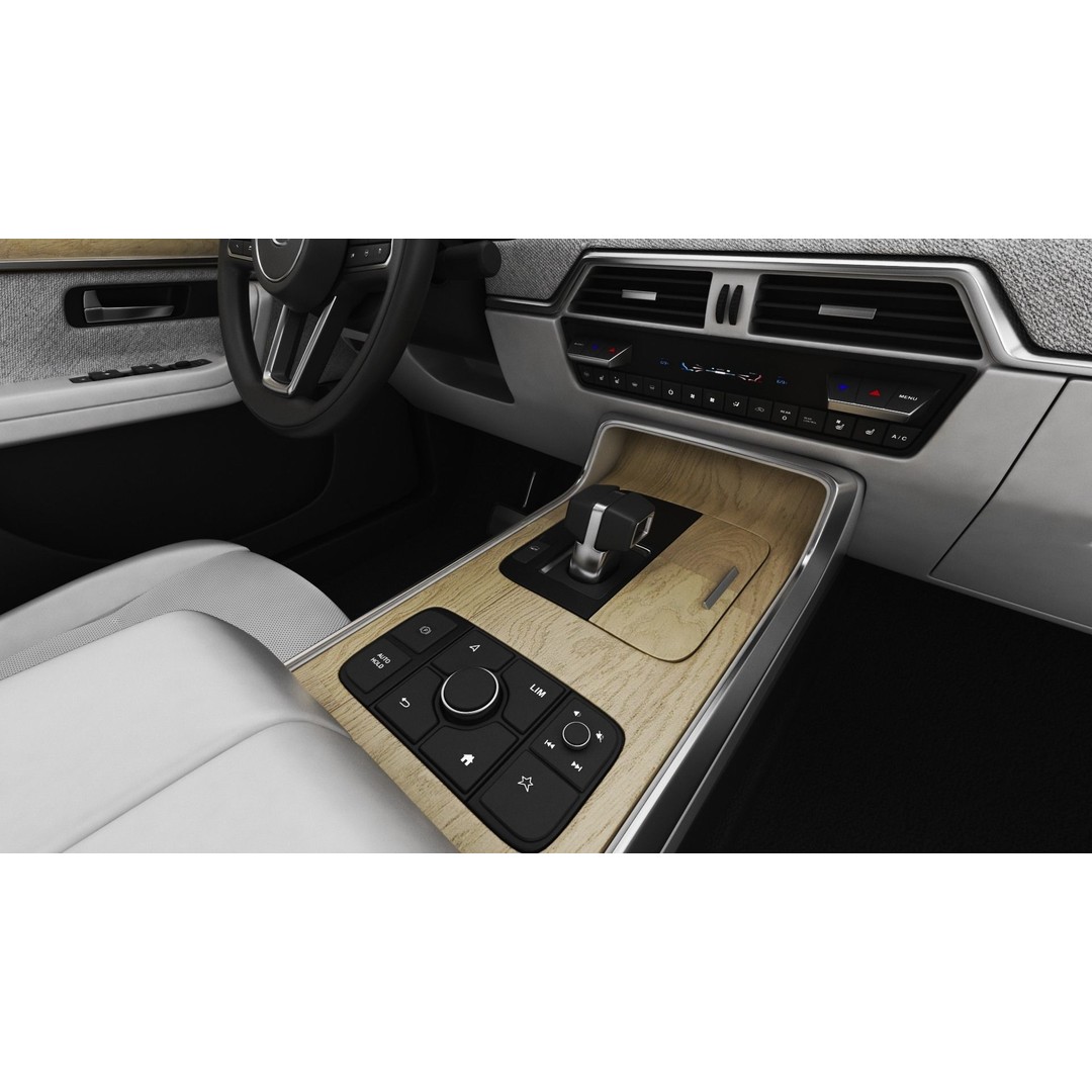 Mazda CX-80 2025 3D Model – Detailed SUV with Interior, FBX, Blender - View 19