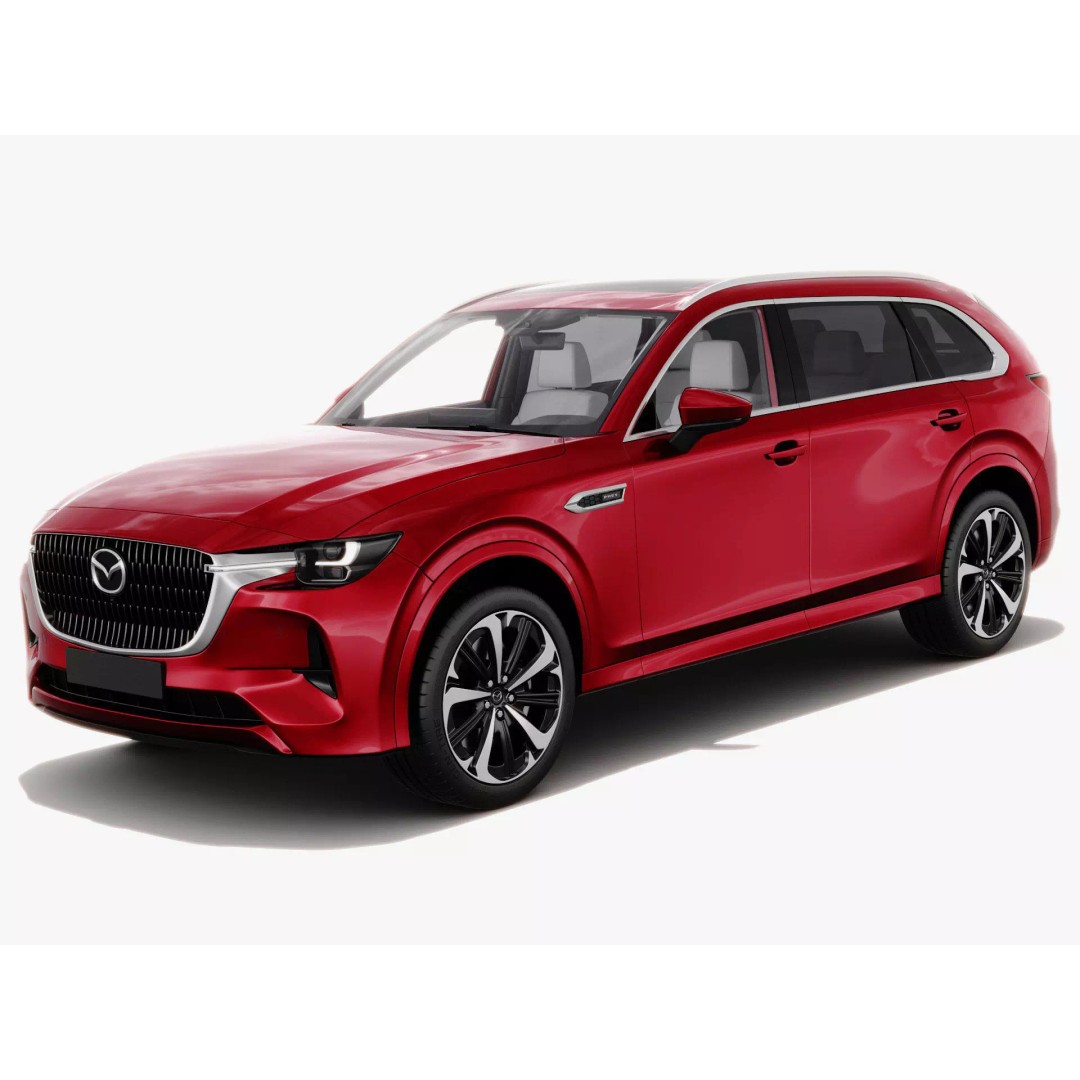 Mazda CX-80 2025 3D Model – Detailed SUV with Interior, FBX, Blender - View 2