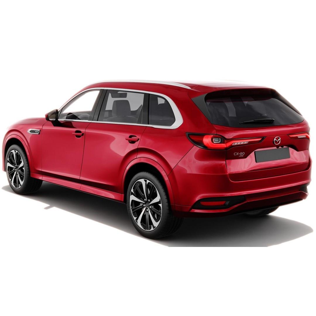 Mazda CX-80 2025 3D Model – Detailed SUV with Interior, FBX, Blender - View 6
