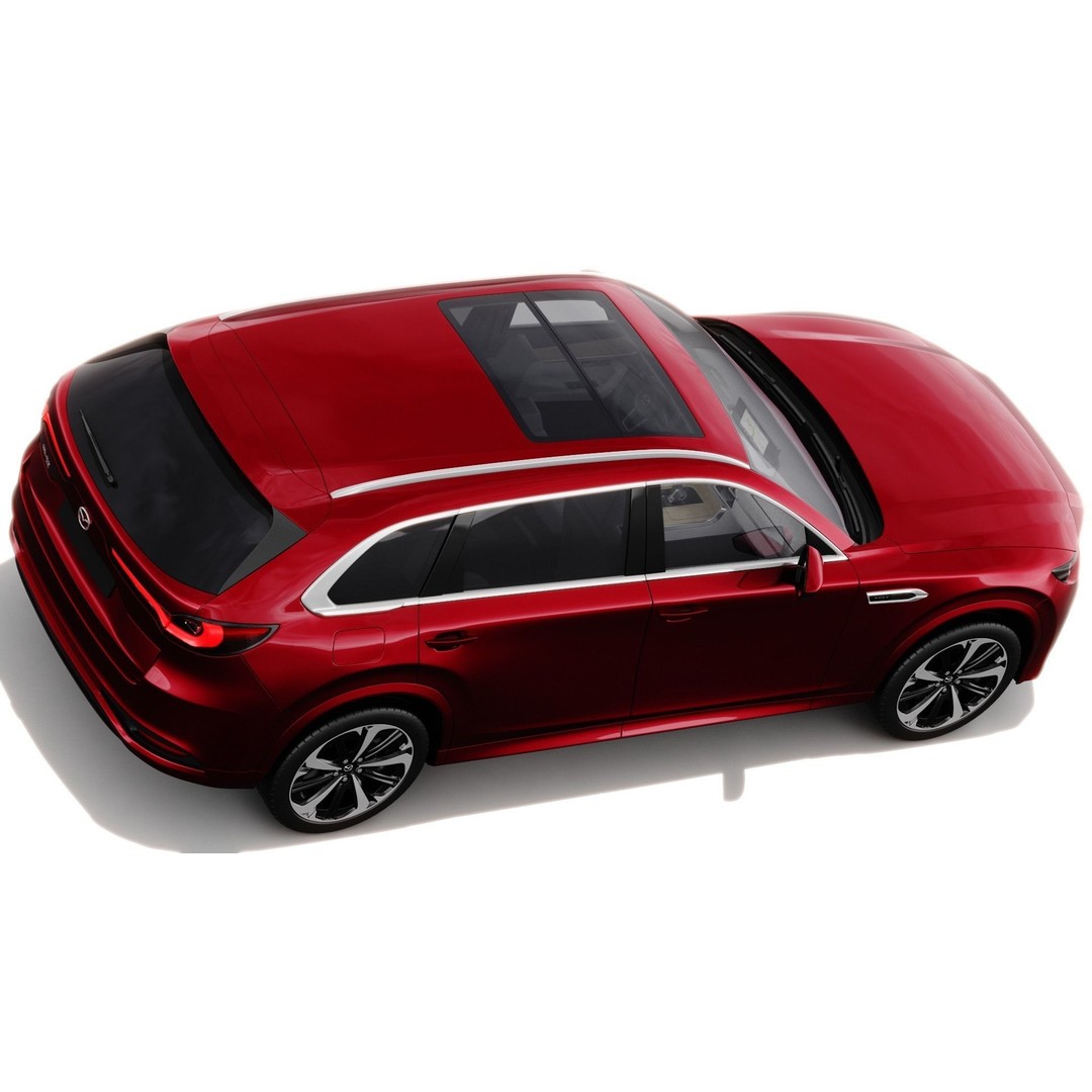 Mazda CX-80 2025 3D Model – Detailed SUV with Interior, FBX, Blender - View 8