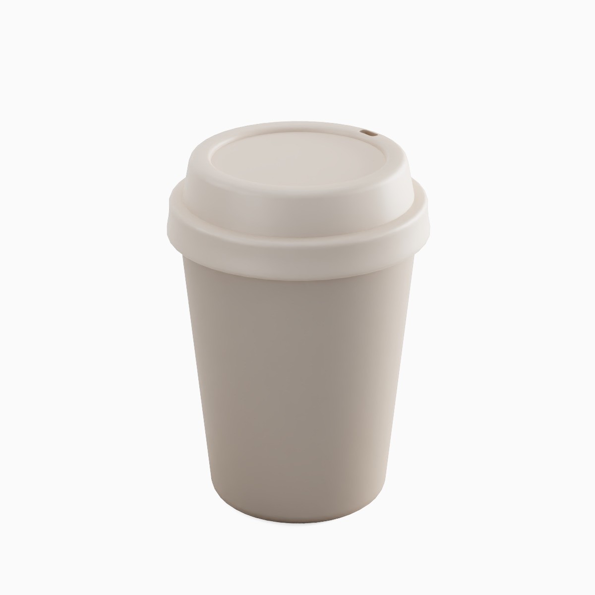 Plastic Coffee Cup Set - Low-Poly Game-Ready 3D Model - View 19