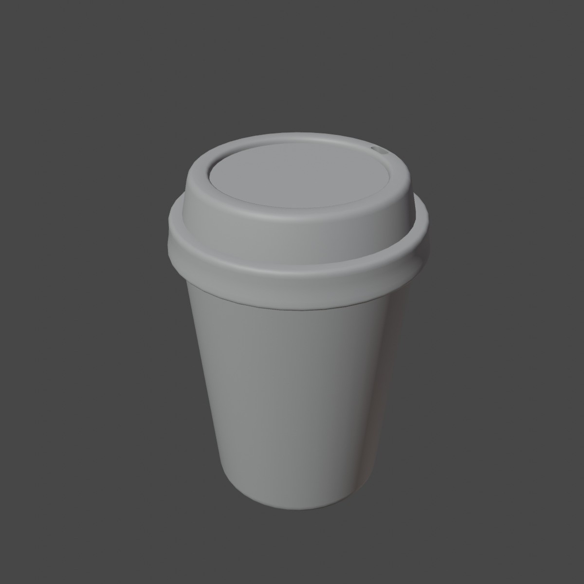 Plastic Coffee Cup Set - Low-Poly Game-Ready 3D Model - View 21