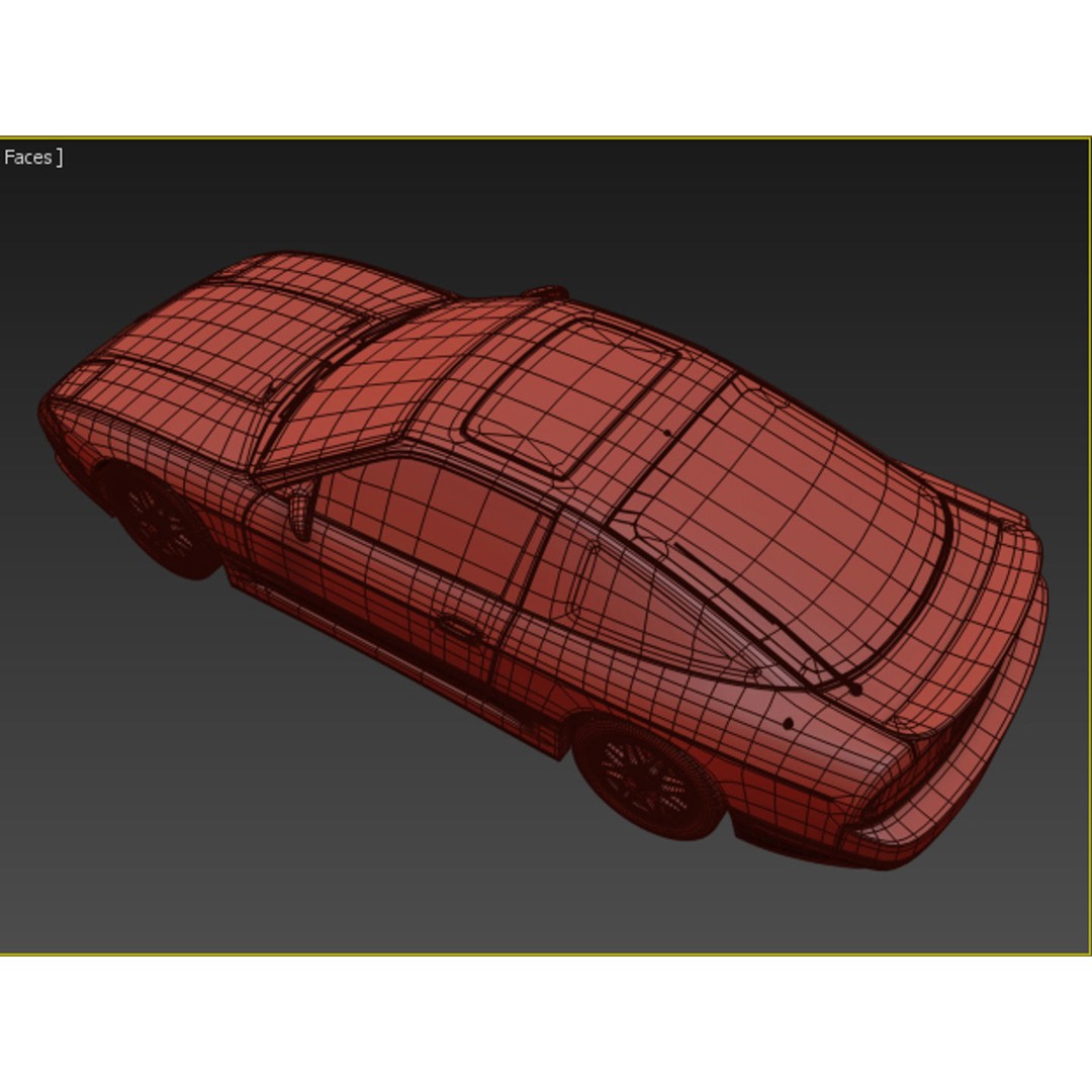 Nissan 180SX 3D Model – High Poly Game Asset, FBX, OBJ Formats