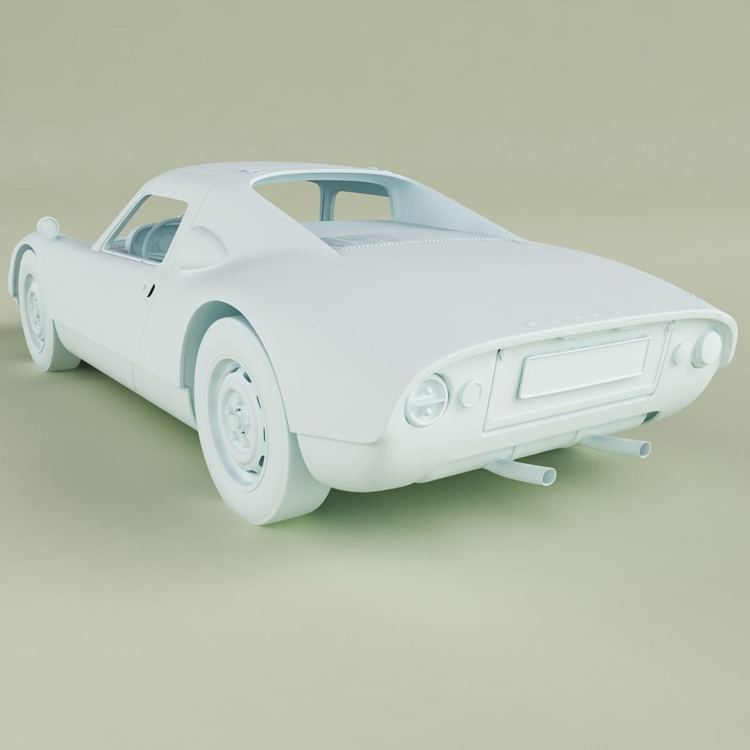 Porsche 904 GTS 3D Model – High Poly Racing Car Asset, FBX, OBJ - View 14