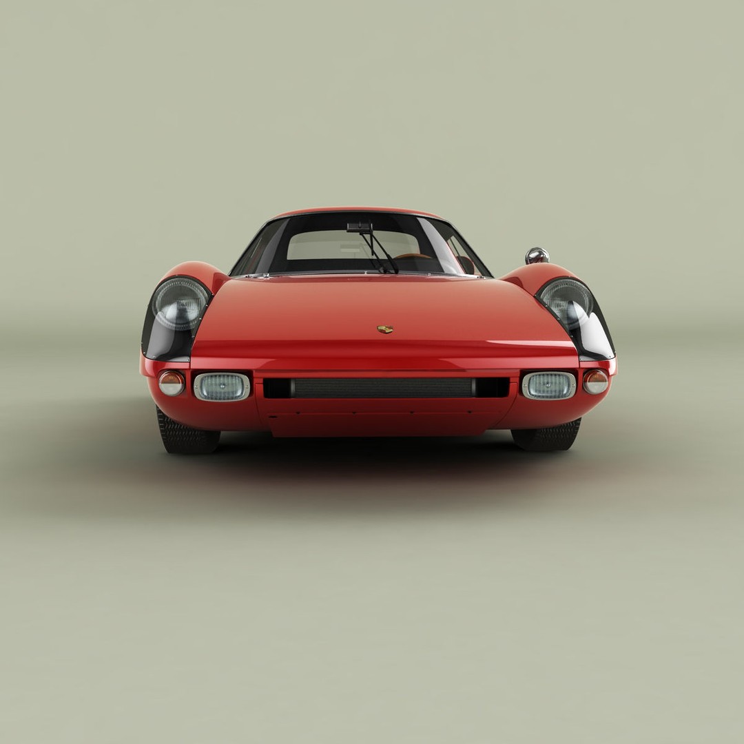 Porsche 904 GTS 3D Model – High Poly Racing Car Asset, FBX, OBJ - View 6