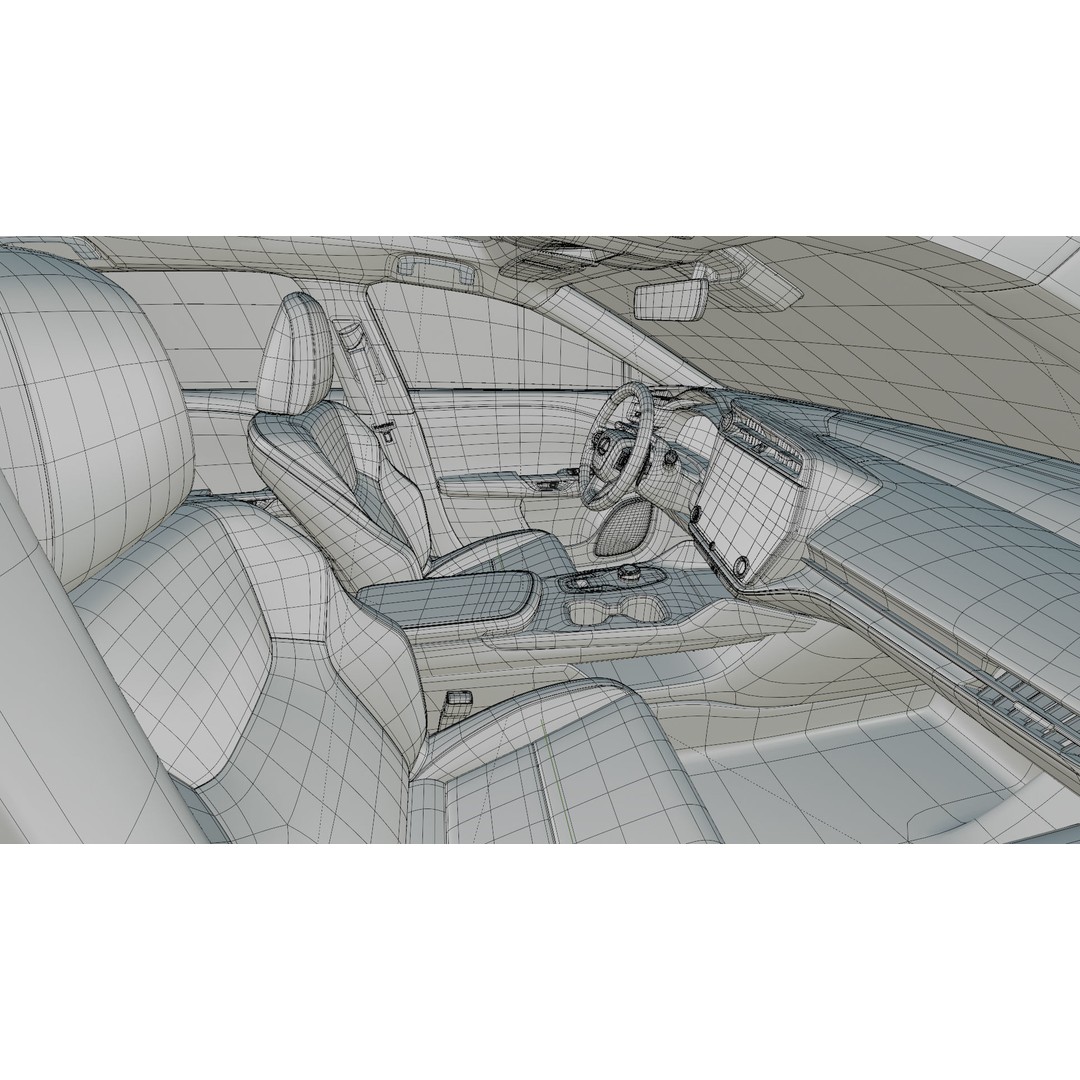 Lexus RZ 450e 2023 3D Model – High Poly SUV with Interior, FBX & OBJ