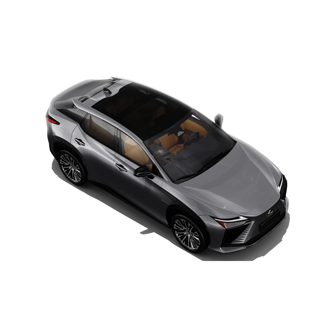Lexus RZ 450e 2023 3D Model – High Poly SUV with Interior, FBX & OBJ - View 10