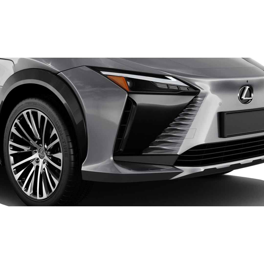Lexus RZ 450e 2023 3D Model – High Poly SUV with Interior, FBX & OBJ - View 12