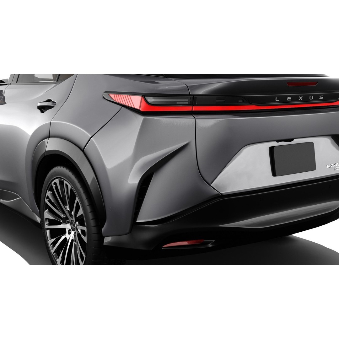 Lexus RZ 450e 2023 3D Model – High Poly SUV with Interior, FBX & OBJ - View 13