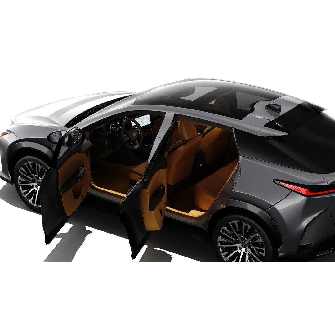 Lexus RZ 450e 2023 3D Model – High Poly SUV with Interior, FBX & OBJ - View 14
