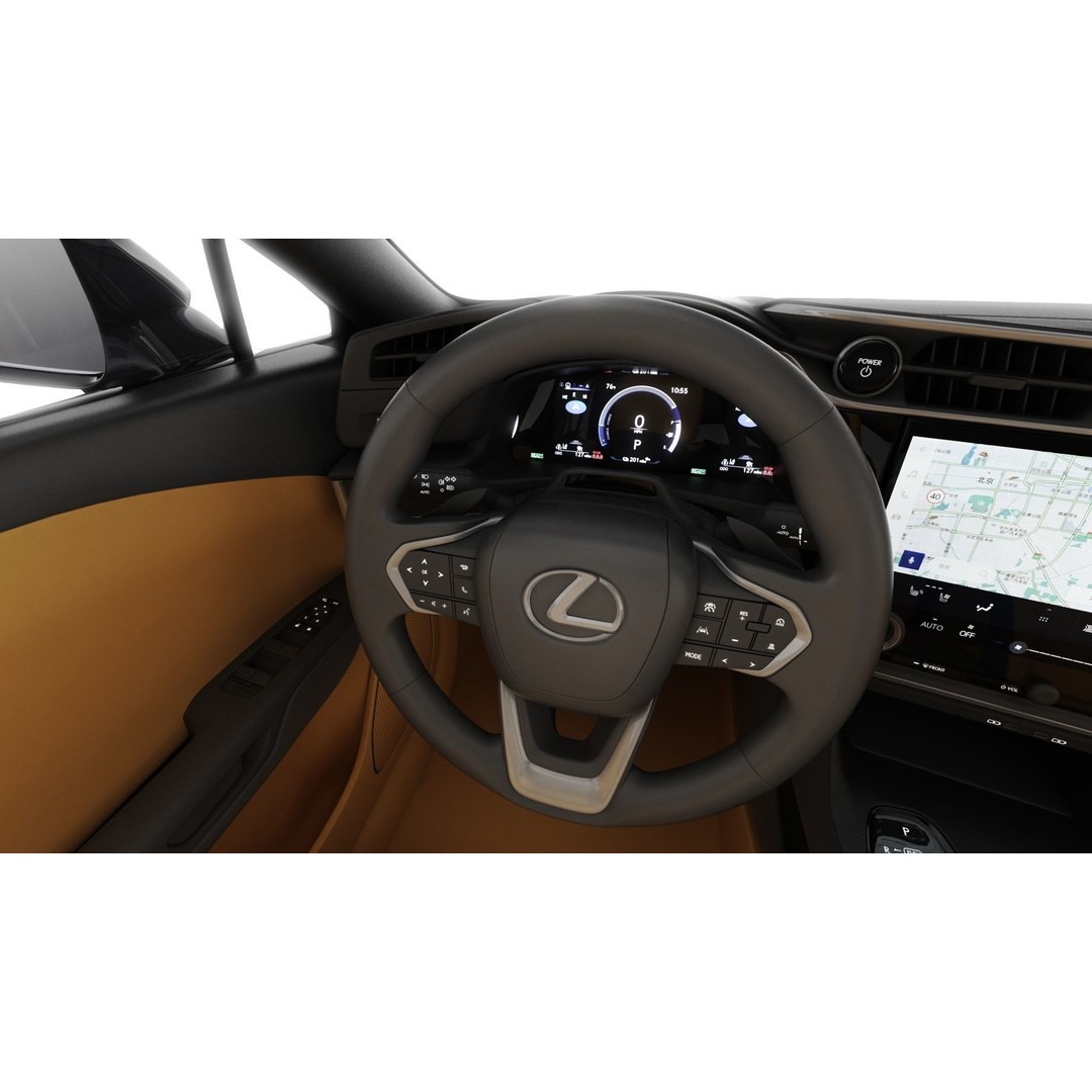Lexus RZ 450e 2023 3D Model – High Poly SUV with Interior, FBX & OBJ - View 18
