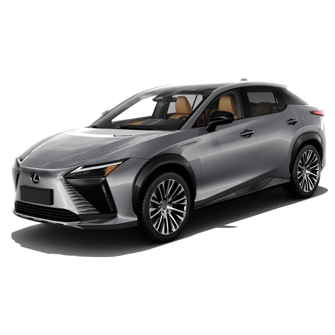 Lexus RZ 450e 2023 3D Model – High Poly SUV with Interior, FBX & OBJ - View 3