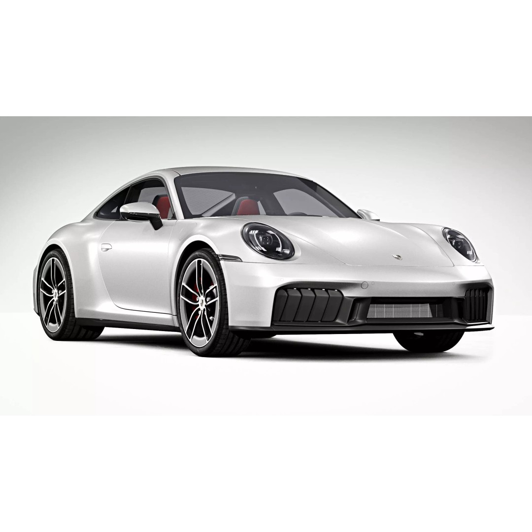 2026 Porsche 911 Carrera 4 GTS 3D Model – High Poly Game Asset, FBX, Blender - View 11