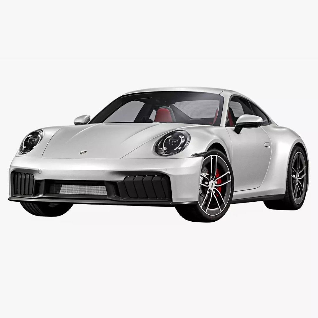 2026 Porsche 911 Carrera 4 GTS 3D Model – High Poly Game Asset, FBX, Blender - View 2