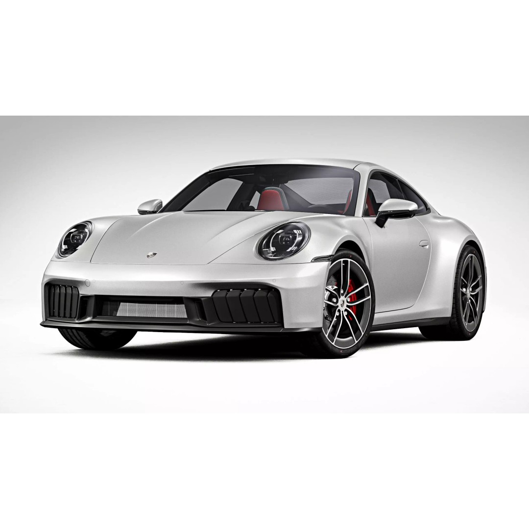 2026 Porsche 911 Carrera 4 GTS 3D Model – High Poly Game Asset, FBX, Blender - View 3